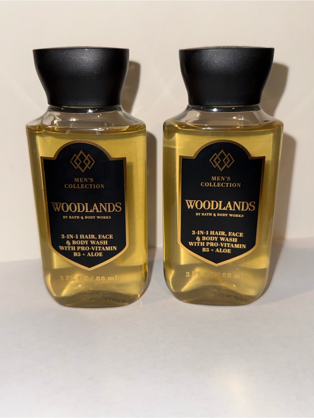 Bath & Body Works (2) Woodlands Men's Collection 3-in-1 Hair Face & Body Wash